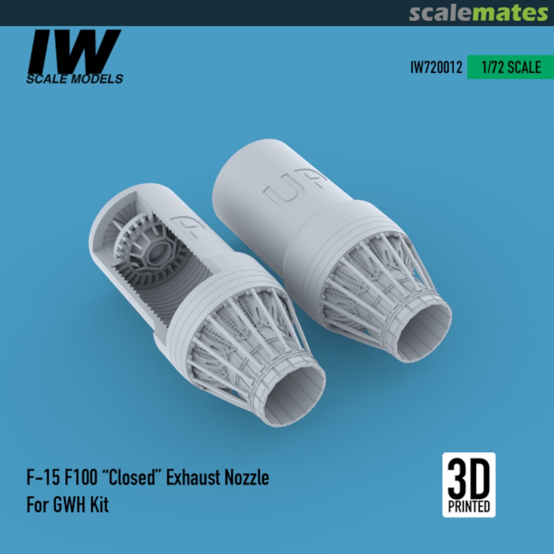 Boxart F-15 Eagle - F100 Jet Engine Nozzle (Closed) IW720012 IW Scale Models Boxart F-15 Eagle - F100 Jet Engine Nozzle (Closed) IW720012 IW Scale Models