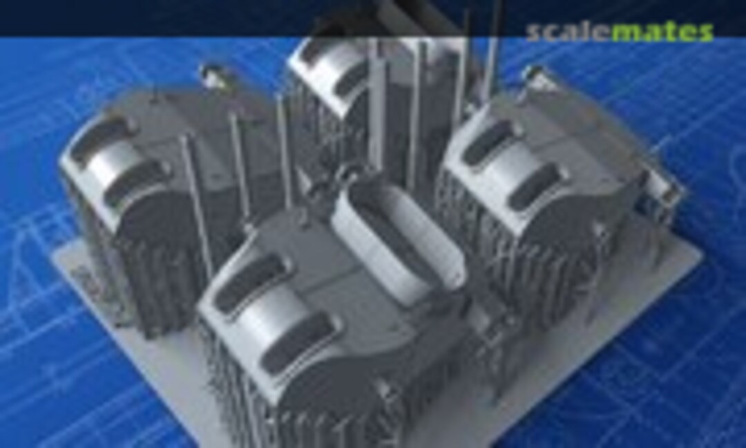 1:350 8" MKVIII MKI Turrets (Micro Master MM1684P) MM1684P