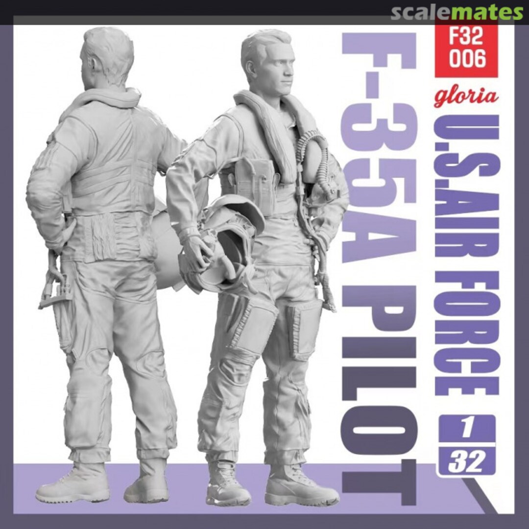 Boxart U.S. Air Force F-35A Pilot F32006 Gloria Model Boxart U.S. Air Force F-35A Pilot F32006 Gloria Model