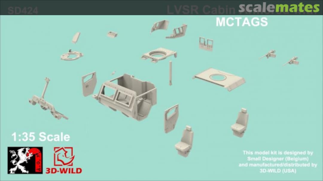 Boxart LVSR Cabin Armored with MCTAGS SD424 3D-Wild Boxart LVSR Cabin Armored with MCTAGS SD424 3D-Wild