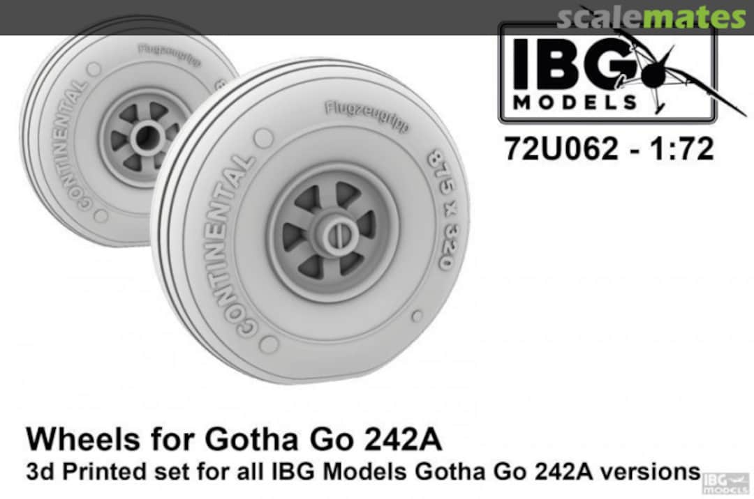Boxart Wheels for Gotha Go-242A 72U062 IBG Models