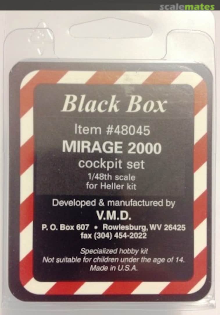 Boxart Mirage 2000 Cockpit set 48045 Black Box Boxart Mirage 2000 Cockpit set 48045 Black Box