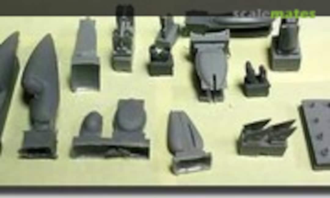 1:72 B-52G B-52H Stratofortress Antenna, Lumps & Bumps (Buffmaster Designs BMDR72026) BMDR72026