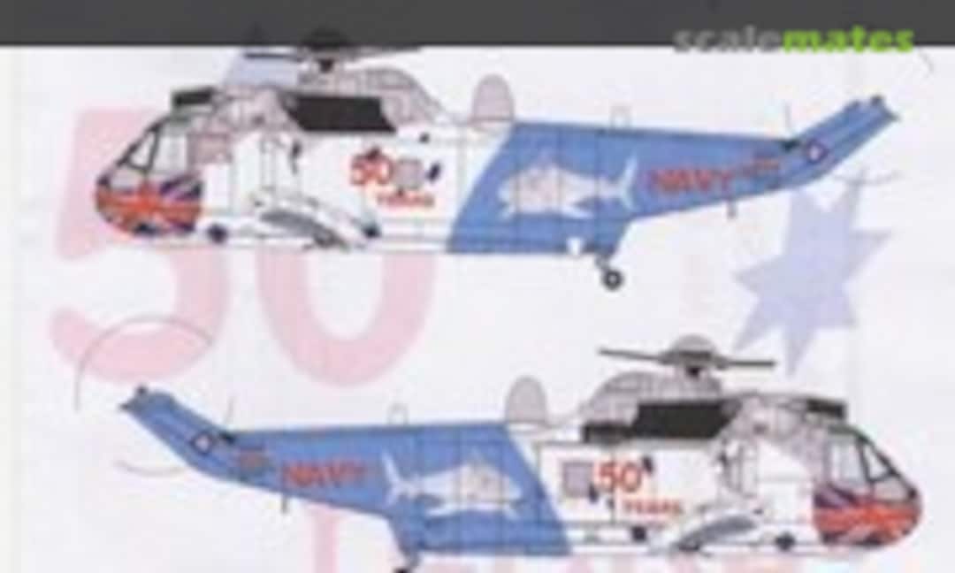 1:72 Westland Sea King Mk50A HS-817 RAN Great White Shark Anniversary Scheme (Model Alliance 729020)