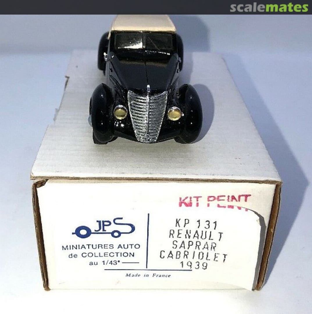 Boxart Renault Saprar Cabriolet 1939 KP131 JPS Miniatures Auto Boxart Renault Saprar Cabriolet 1939 KP131 JPS Miniatures Auto