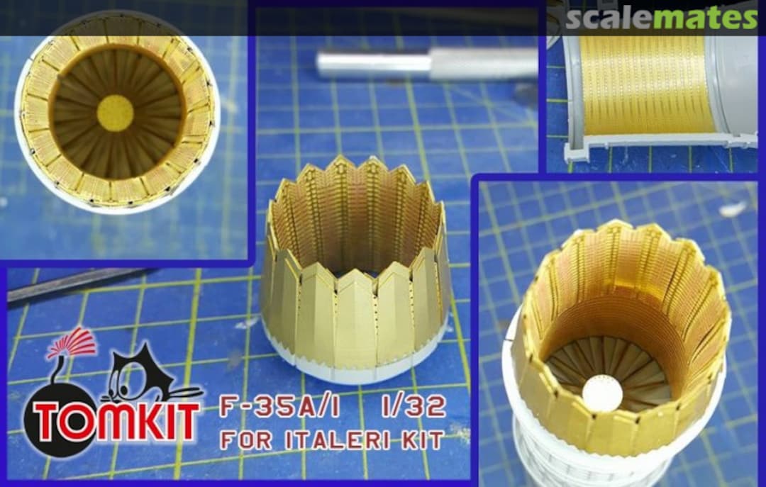 Boxart F-35A Photoetched exhaust nozzle 32001 TomKit Boxart F-35A Photoetched exhaust nozzle 32001 TomKit