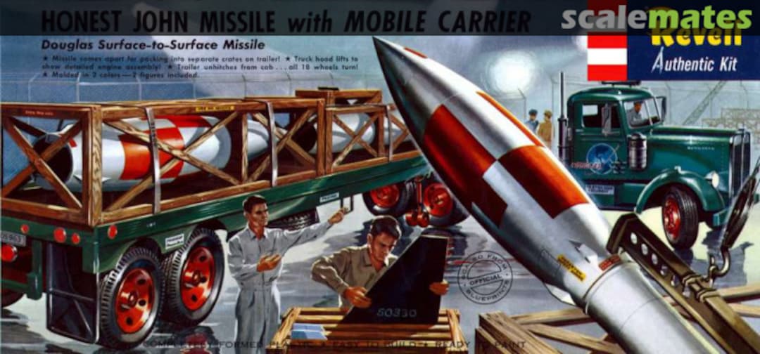 Boxart Honest John Missile with Mobile Carrier H-1821:169 Revell Boxart Honest John Missile with Mobile Carrier H-1821:169 Revell