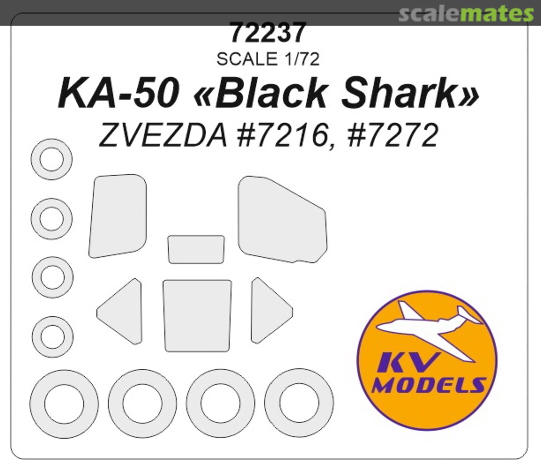 Boxart Kamov Ka-50 72237 KV Models Boxart Kamov Ka-50 72237 KV Models