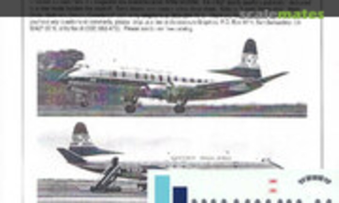 1:144 British Midland Old Viscount (Flightpath Decals FP44-313) FP44-313