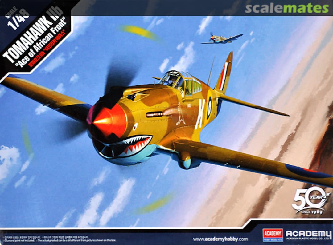 Boxart Tomahawk IIb "Ace of African Front " 12235 Academy Boxart Tomahawk IIb "Ace of African Front " 12235 Academy