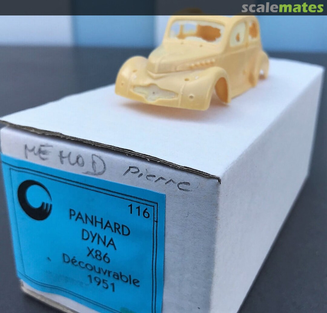 Boxart Panhard Dyna X86 Découvrable 116 CCC Boxart Panhard Dyna X86 Découvrable 116 CCC