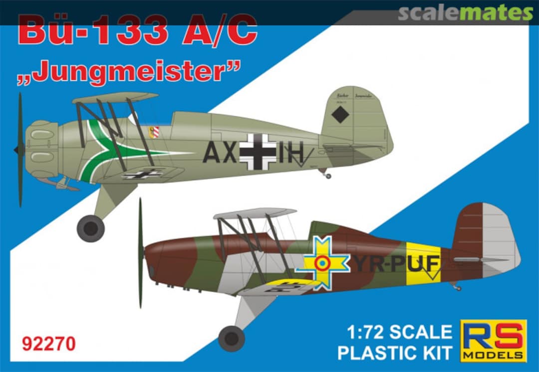 Boxart Bücker Bü 133 A/C "Jungmeister" 92270 RS Models