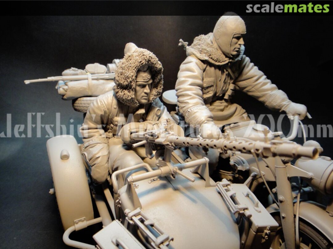 Boxart WWII Waffen SS Motorcycle Zundapp KS750 Rider, 1943-44 (Part II) JS200017 Jeffshiu's Miniatures Boxart WWII Waffen SS Motorcycle Zundapp KS750 Rider, 1943-44 (Part II) JS200017 Jeffshiu's Miniatures