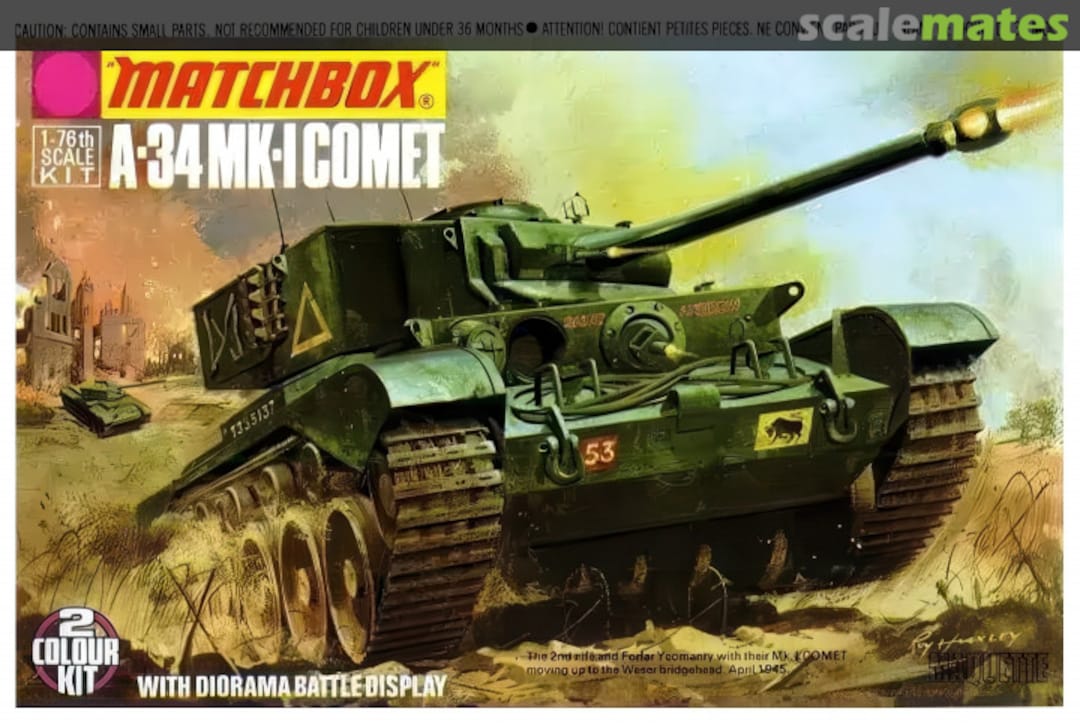 Boxart A-34 Mk-1 Comet PK-72 Matchbox Boxart A-34 Mk-1 Comet PK-72 Matchbox
