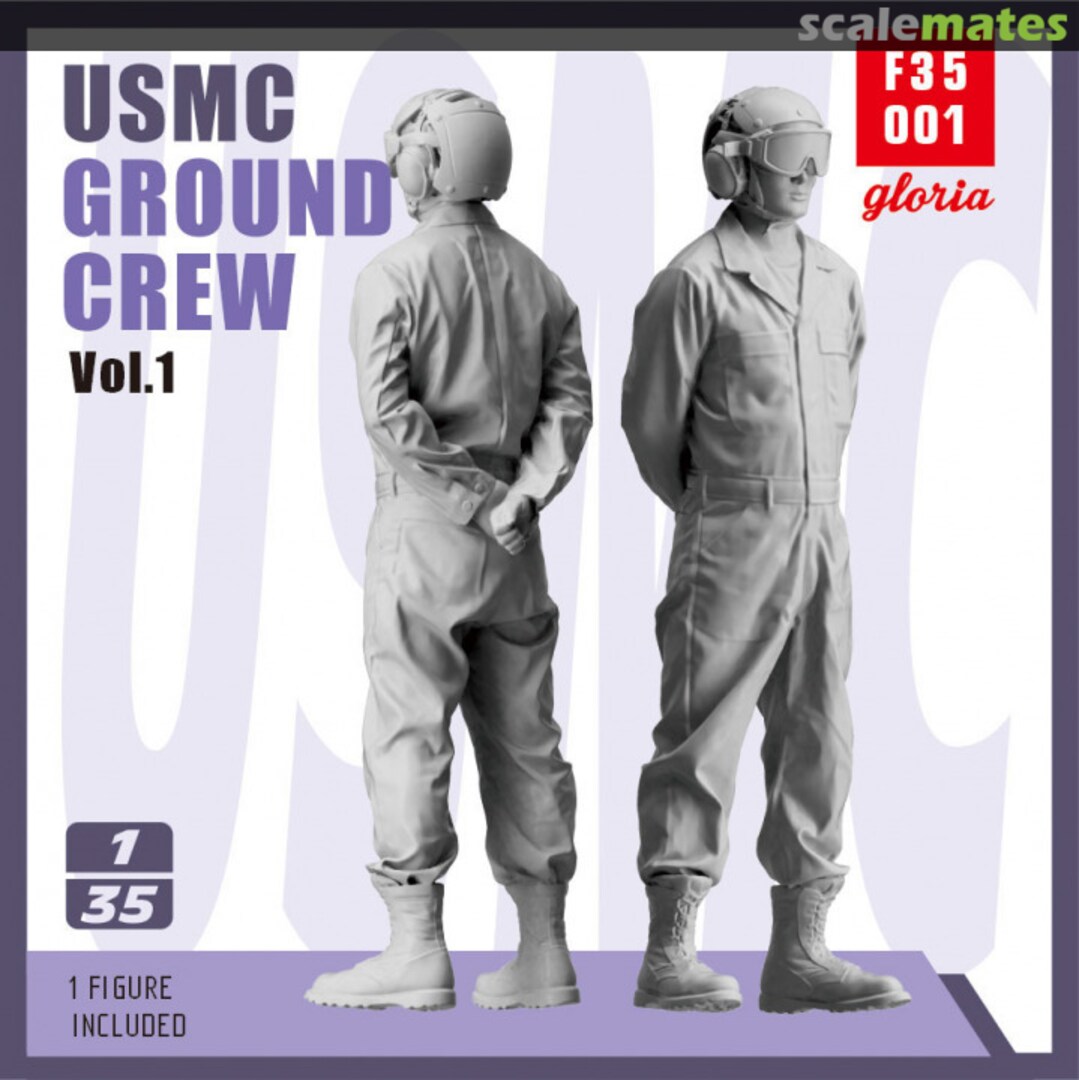 Boxart USMC Ground Crew Vol. 1 F35001 Gloria Model Boxart USMC Ground Crew Vol. 1 F35001 Gloria Model