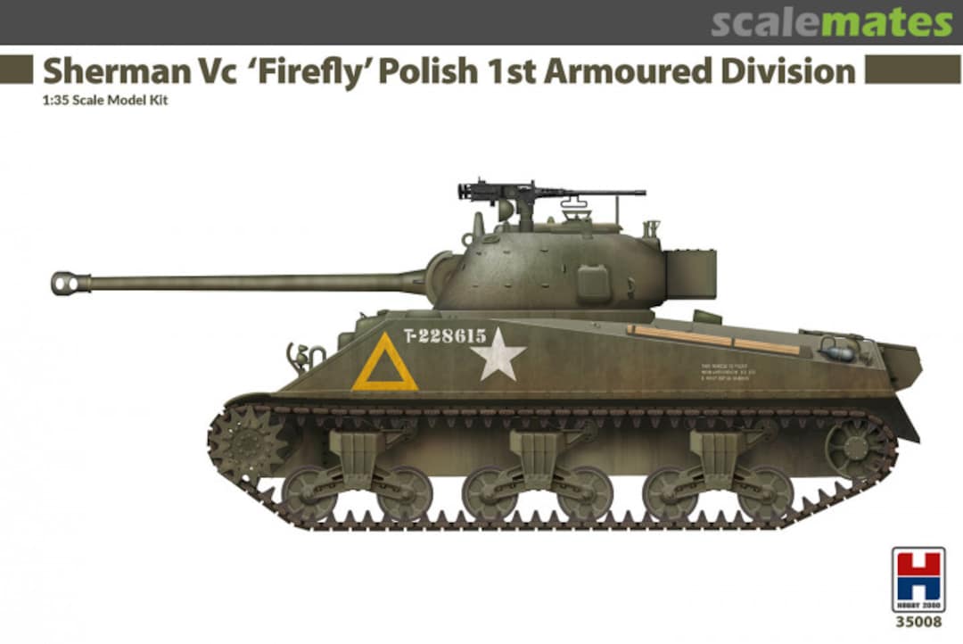 Boxart Sherman Vc 'Firefly' Polish 1st Armoured Division 35008 Hobby 2000 Boxart Sherman Vc 'Firefly' Polish 1st Armoured Division 35008 Hobby 2000
