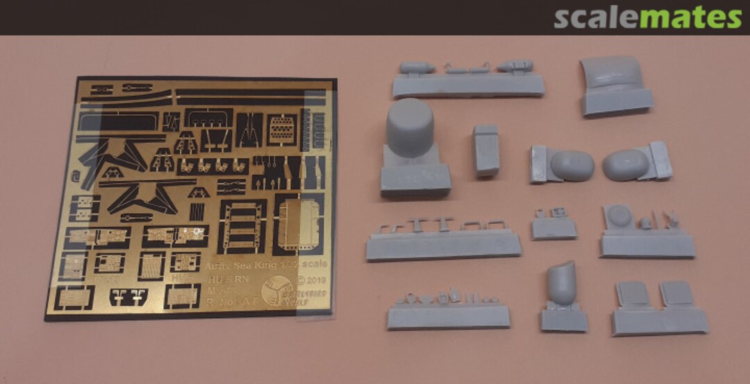Contents Sea King Mk. 43B Update Set ACC72168 Air-Craft Models