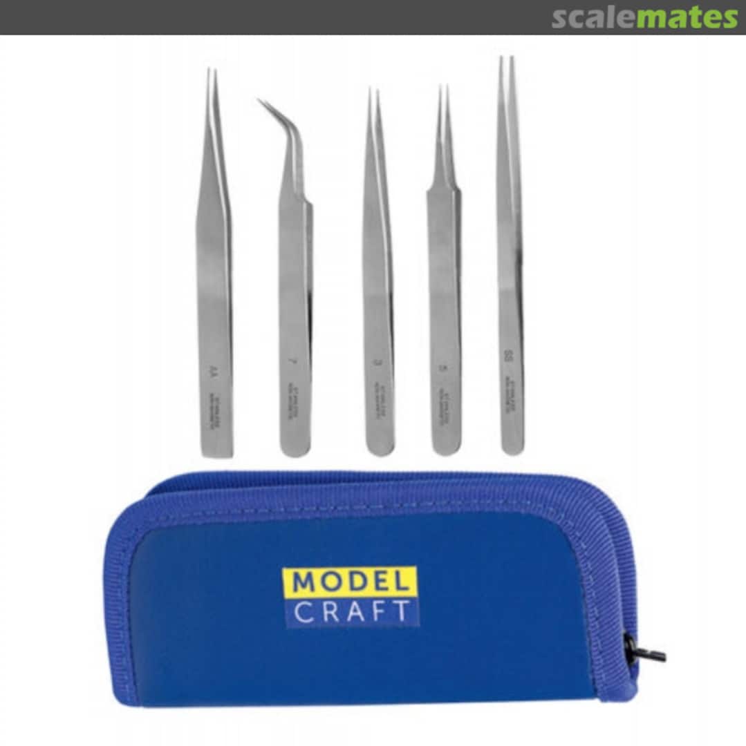 Boxart Tweezer Set of 5 PTW2185/S Model Craft Boxart Tweezer Set of 5 PTW2185/S Model Craft
