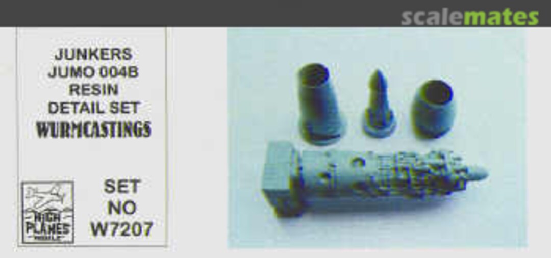Boxart Junkers Jumo 004B Resin Detail Set W7207 High Planes Models Boxart Junkers Jumo 004B Resin Detail Set W7207 High Planes Models