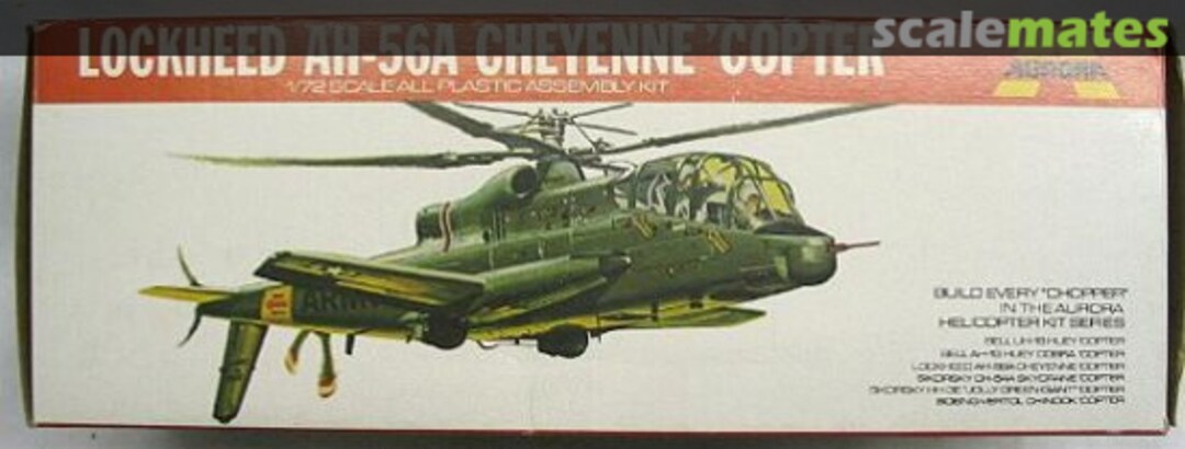 Boxart Lockheed AH-56A Cheyenne 'Copter 502 Aurora Boxart Lockheed AH-56A Cheyenne 'Copter 502 Aurora