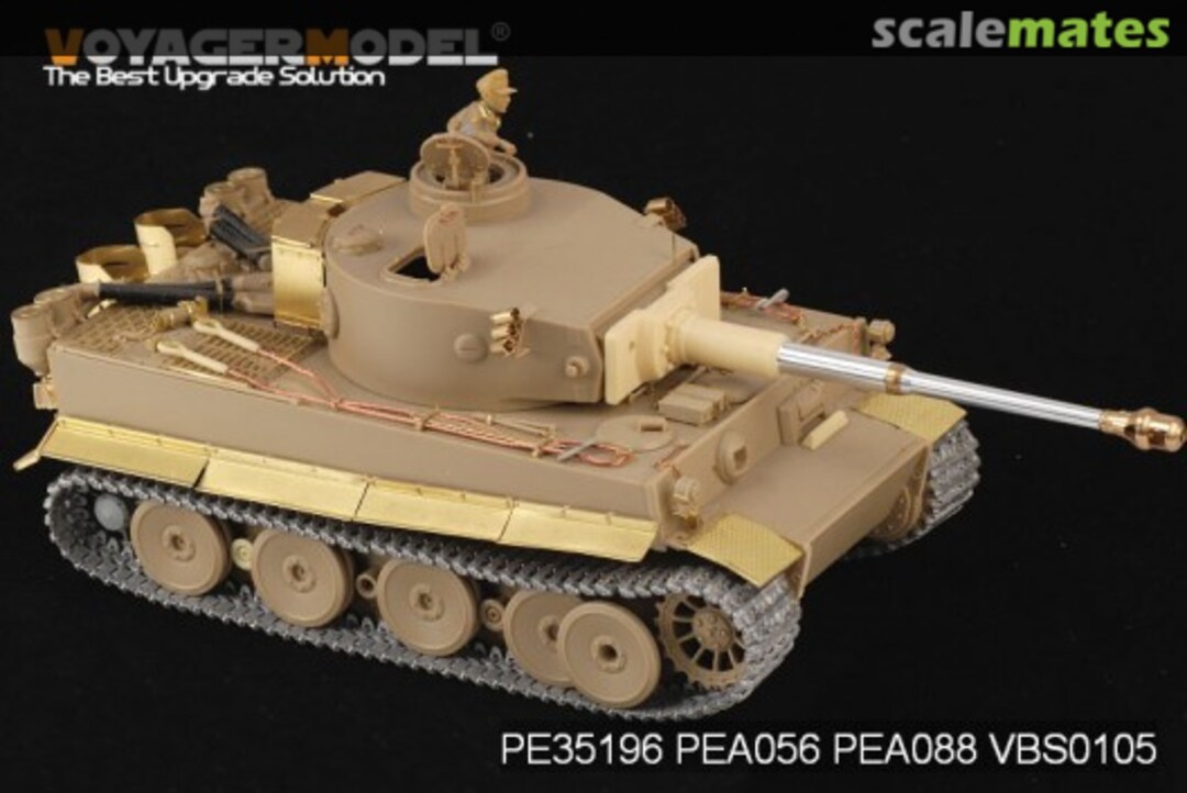 Boxart Tiger I Initial Production Africa Troop Basic Set PE35196 Voyager Model Boxart Tiger I Initial Production Africa Troop Basic Set PE35196 Voyager Model
