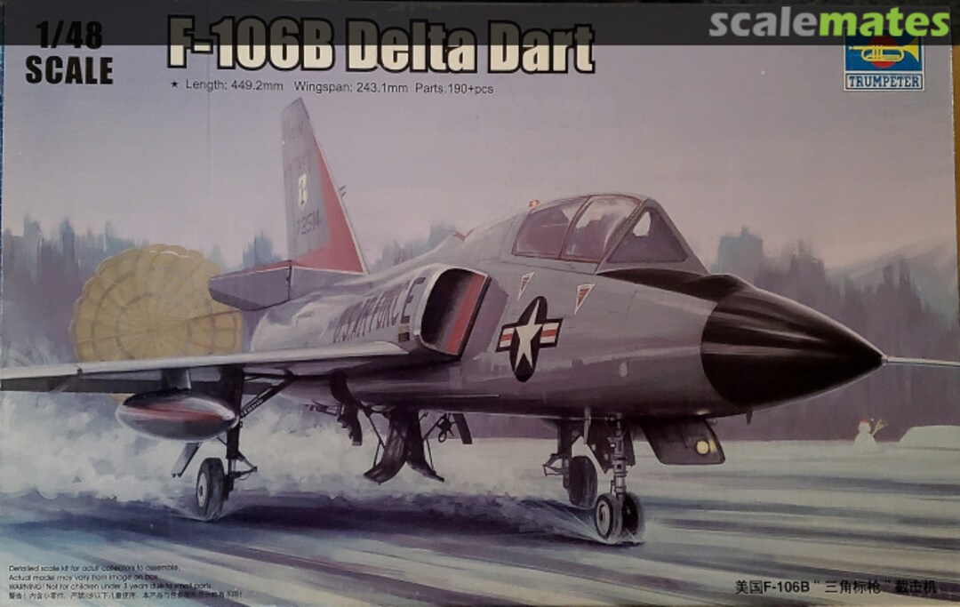Boxart F-106B Delta Dart 02892 Trumpeter Boxart F-106B Delta Dart 02892 Trumpeter