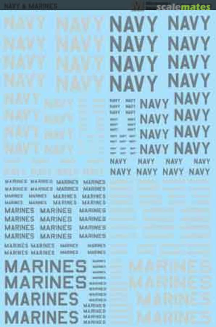 Boxart Navy & Marines AC72-0019 Microscale Boxart Navy & Marines AC72-0019 Microscale