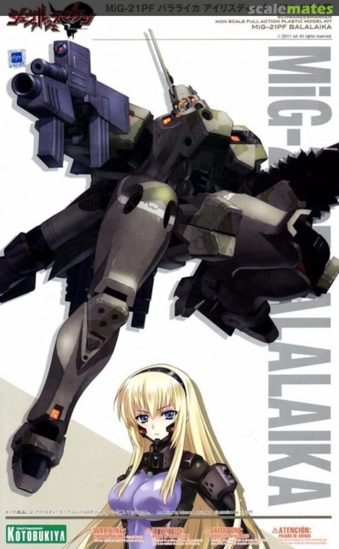 Boxart MiG-21PF BALALAIKA KP375 Kotobukiya Boxart MiG-21PF BALALAIKA KP375 Kotobukiya