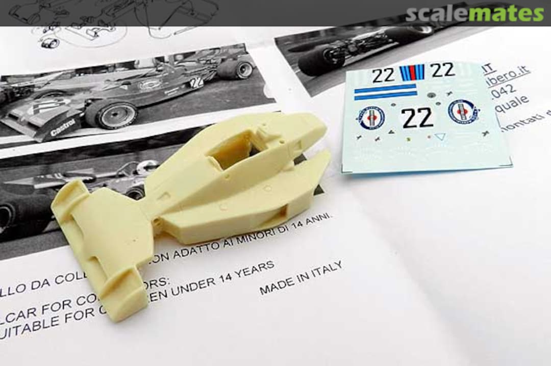 Boxart Tecno-Ford PA123/5 F1 "Martini" CPM118 CP Model