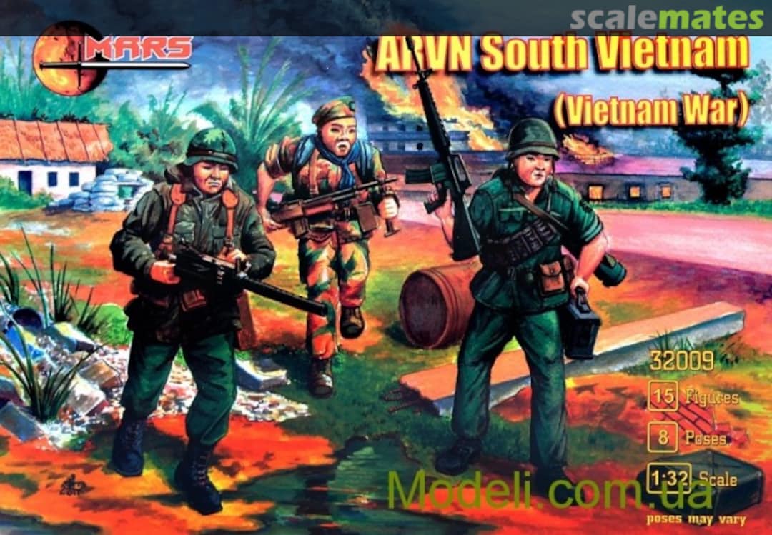 Boxart ARVN South Vietnam 32009 Mars Figures Boxart ARVN South Vietnam 32009 Mars Figures