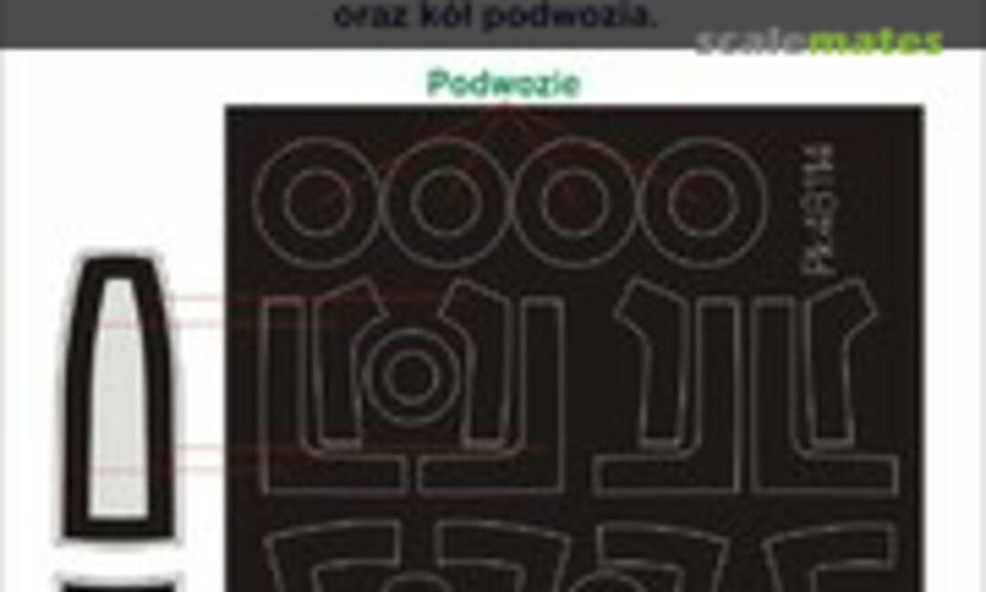 1:48 Maski do kabin F/A-18A/C Hornet (Pmask PK48114) PK48114