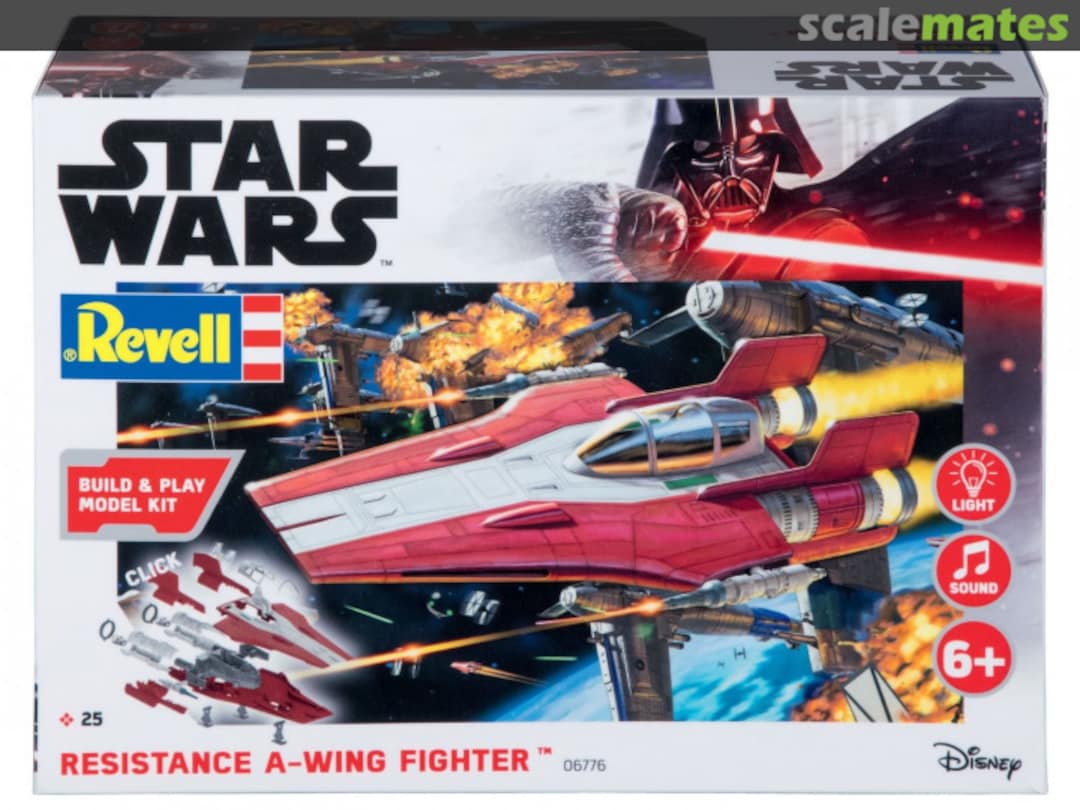 Boxart Resistance A-Wing Fighter 06776 Revell Boxart Resistance A-Wing Fighter 06776 Revell