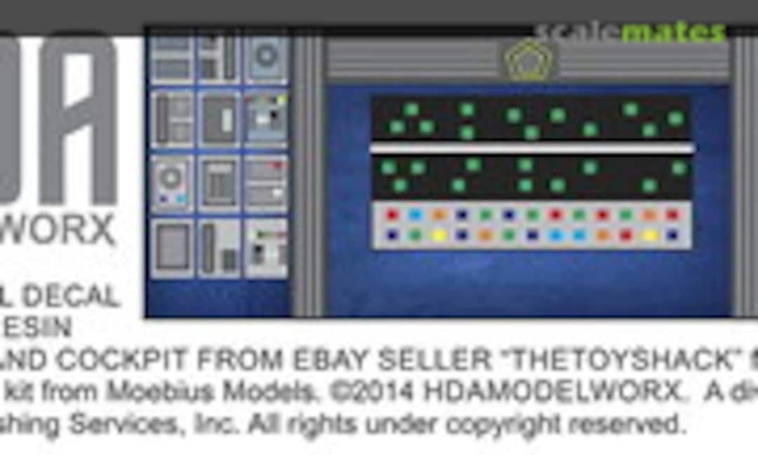 1:32 Cylon Cockpit Back Wall Decal (HDA Modelworx IN0555) IN0555