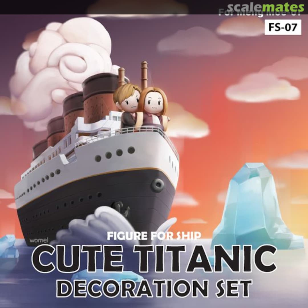 Boxart Cute Titanic Decoration Set (for MENG Moe-01) FS-07 Tori Factory