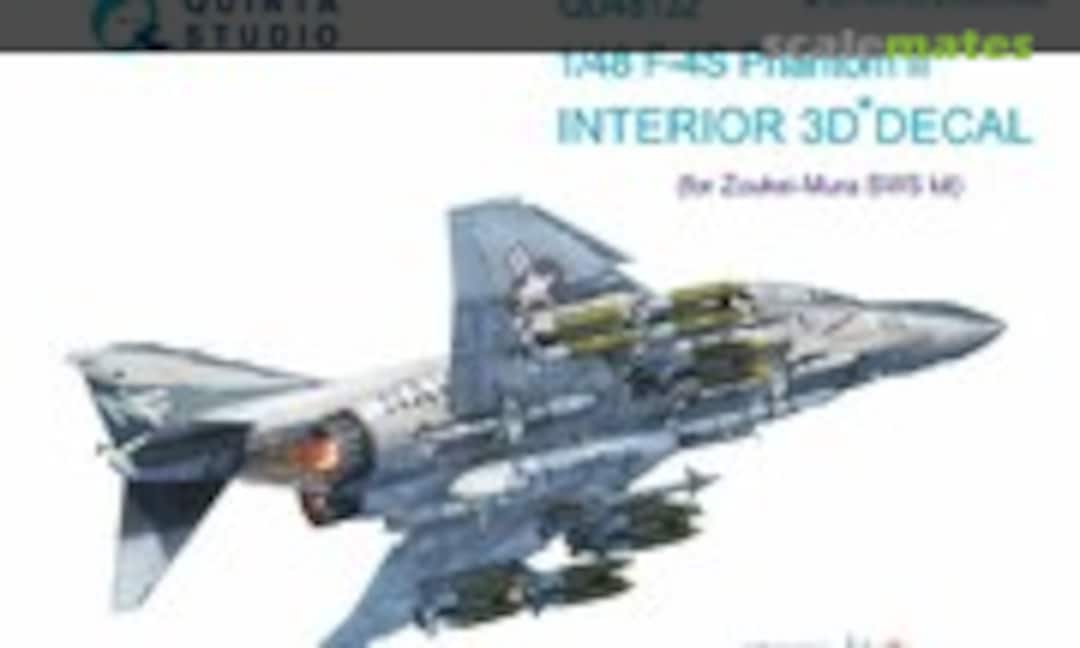 1:48 F-4S Phantom II interior 3D decals (Quinta Studio QD48132)