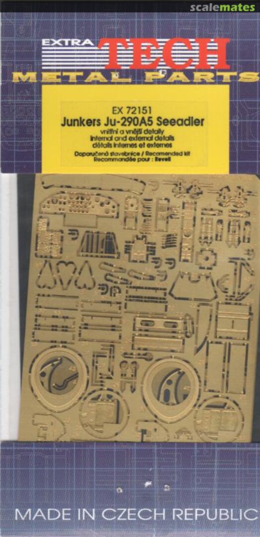 Boxart Junkers Ju 290 A-5 Seeadler - Internal + External Details EX 72151 Extratech Boxart Junkers Ju 290 A-5 Seeadler - Internal + External Details EX 72151 Extratech
