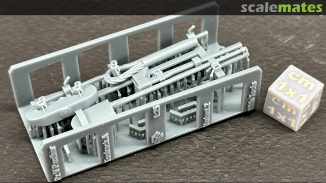 Boxart Tool holder (complete) - type A-2 for PzKpfw V 25040828 EMP3d Boxart Tool holder (complete) - type A-2 for PzKpfw V 25040828 EMP3d