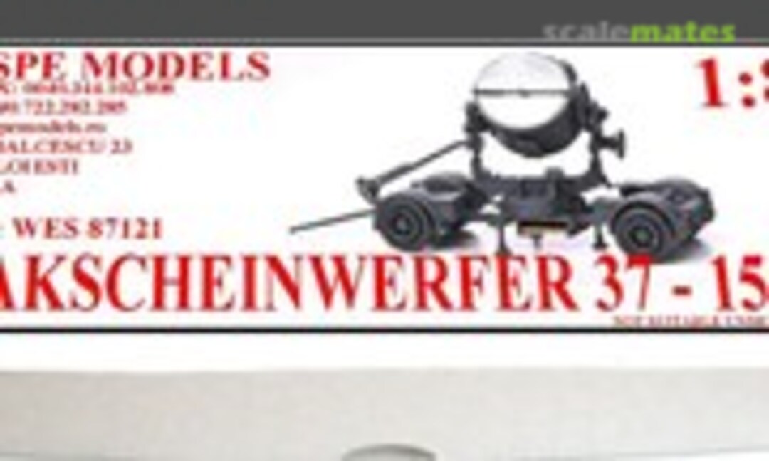 1:87 Flakscheinwerfer 37 - 150cm (Wespe Models WES 87121) WES 87121