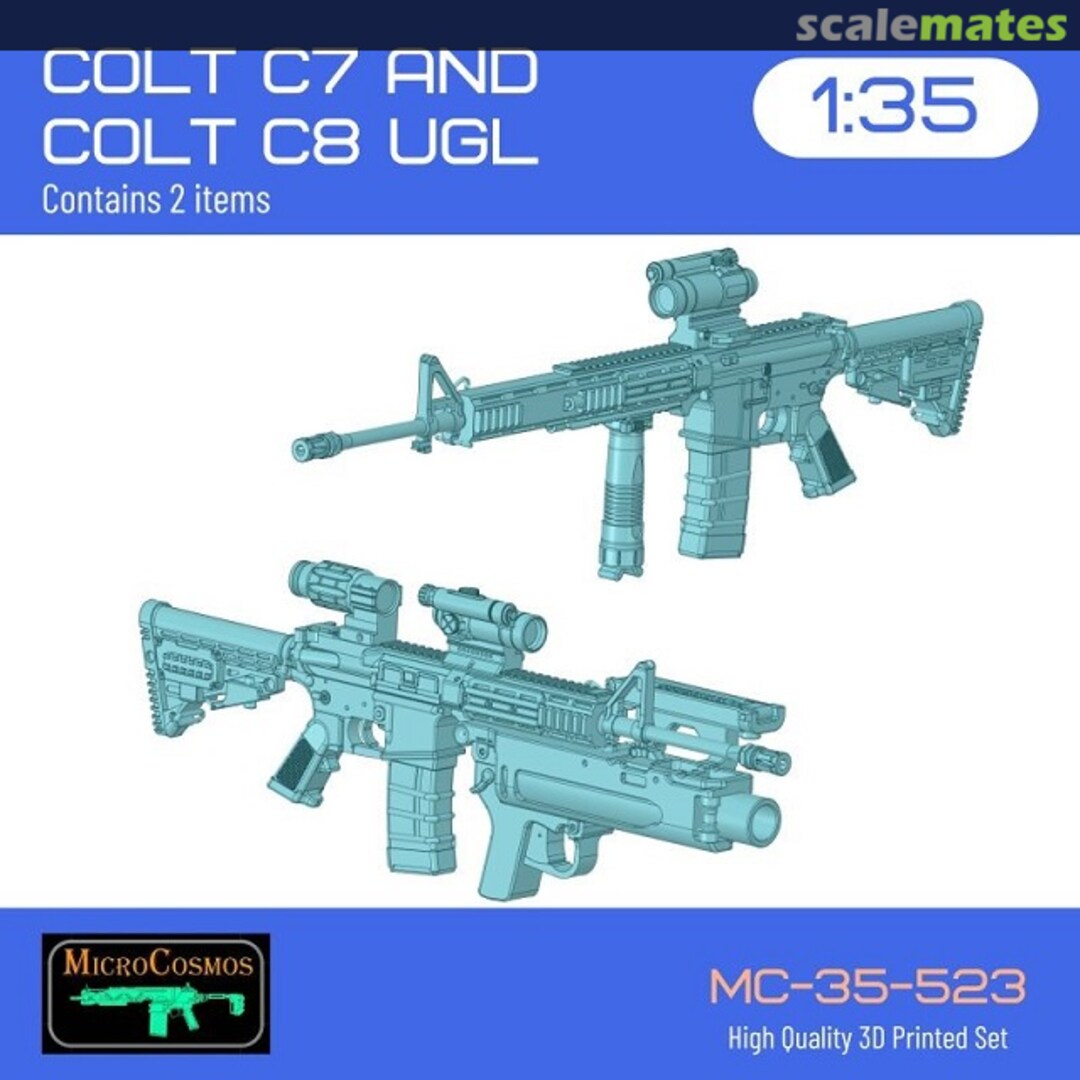 Boxart Colt C7 And Colt C8 UGL MC-35-523 3D MicroCosmos Boxart Colt C7 And Colt C8 UGL MC-35-523 3D MicroCosmos