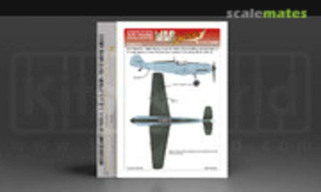 1:48 Messerschmitt Bf 109E-1, E-3, E-7 Splinter Scheme Masking Set Variation 4 (Kits-World KWM481031) KWM481031