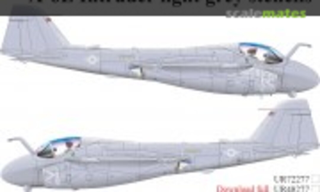 1:72 A-6 Intruder light grey stencils with insignia FFA - removable film (UpRise Decal UR72277) UR72277