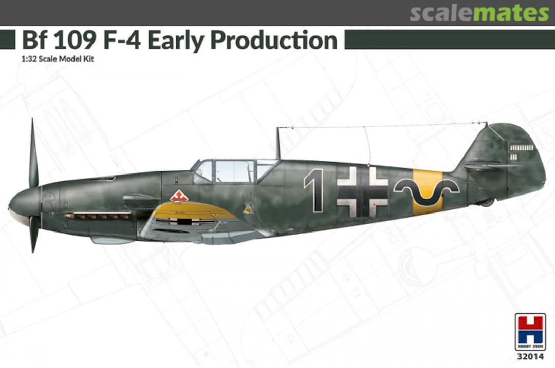 Boxart Bf 109 F-4 Early Production 32014 Hobby 2000 Boxart Bf 109 F-4 Early Production 32014 Hobby 2000