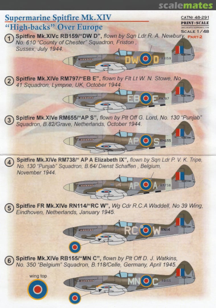 Contents Supermarine Spitfire Mk.XIV 48-291 Print Scale Contents Supermarine Spitfire Mk.XIV 48-291 Print Scale