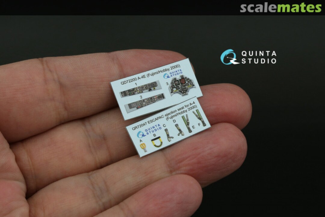 Contents A-4E Skyhawk interior 3D decals QD72200 Quinta Studio Contents A-4E Skyhawk interior 3D decals QD72200 Quinta Studio