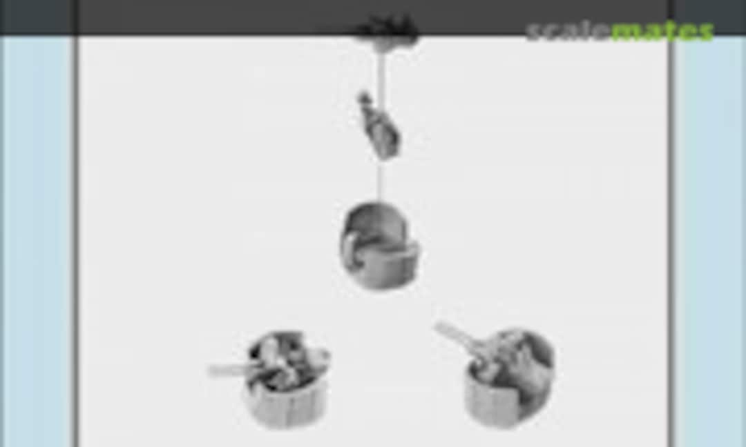 1:700 AA Gun Twin 37mm in V11 Mounting (Niko Model ZW7037R) ZW7037R