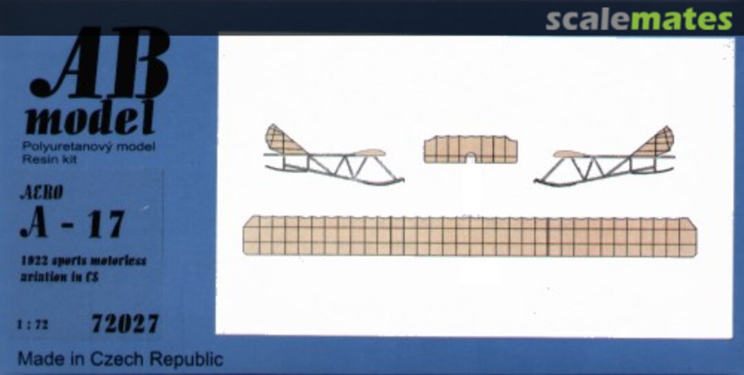 Boxart Aero A-17 72027 AB model Boxart Aero A-17 72027 AB model