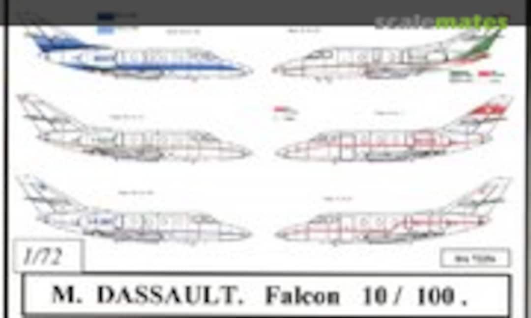 1:72 M. Dassault. Falcon 10/100 (Dujin DA72256) DA72256