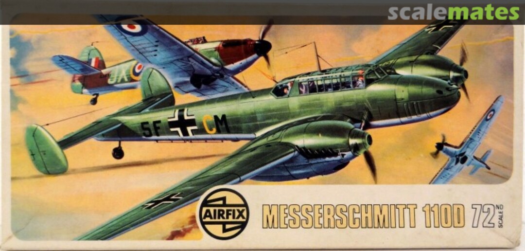Boxart Messerschmitt 110D 02006-4 Airfix