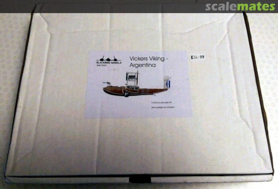 Boxart Vickers Viking - Argentina BMK72003 Blackbird Models Boxart Vickers Viking - Argentina BMK72003 Blackbird Models