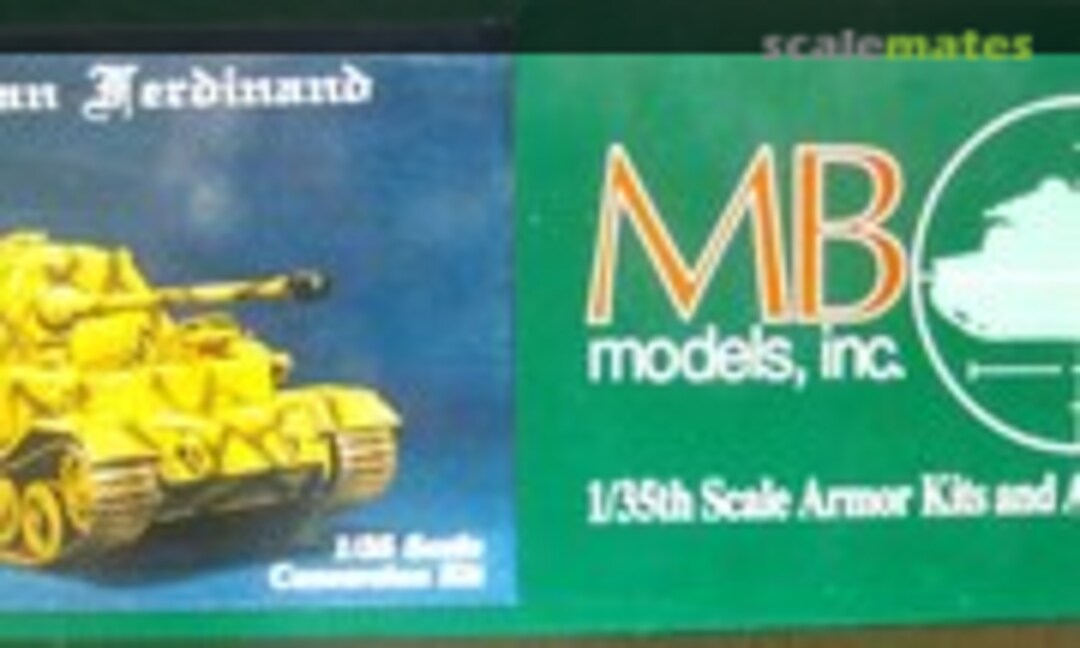 1:35 Porsche Ferdinand Tank Destroyer (MB Models 1098) 1098